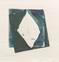 O.T., 2001, Öl Papier, ca. 17 x 15 cm